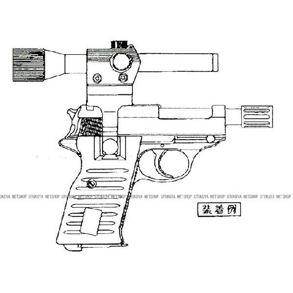 MARUZEN（マルゼン） P38デタッチャブル スコープ＆スコープマウント