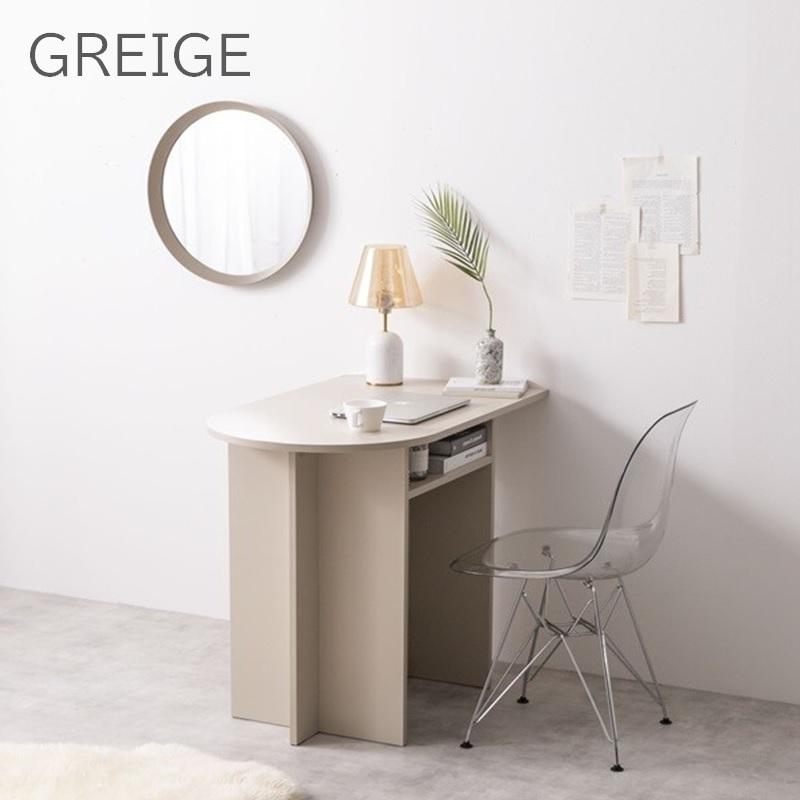 幅90cm】Luna 棚付き マルチデスク 134030_GYJ/NA : Dreamrelife Store