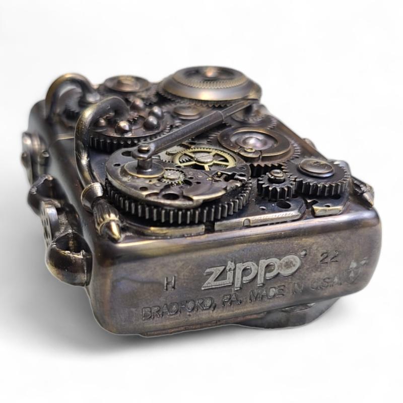 ZIPPO（ジッポー） zp06 希少 ジッポ アンティーク仕上げ スチーム