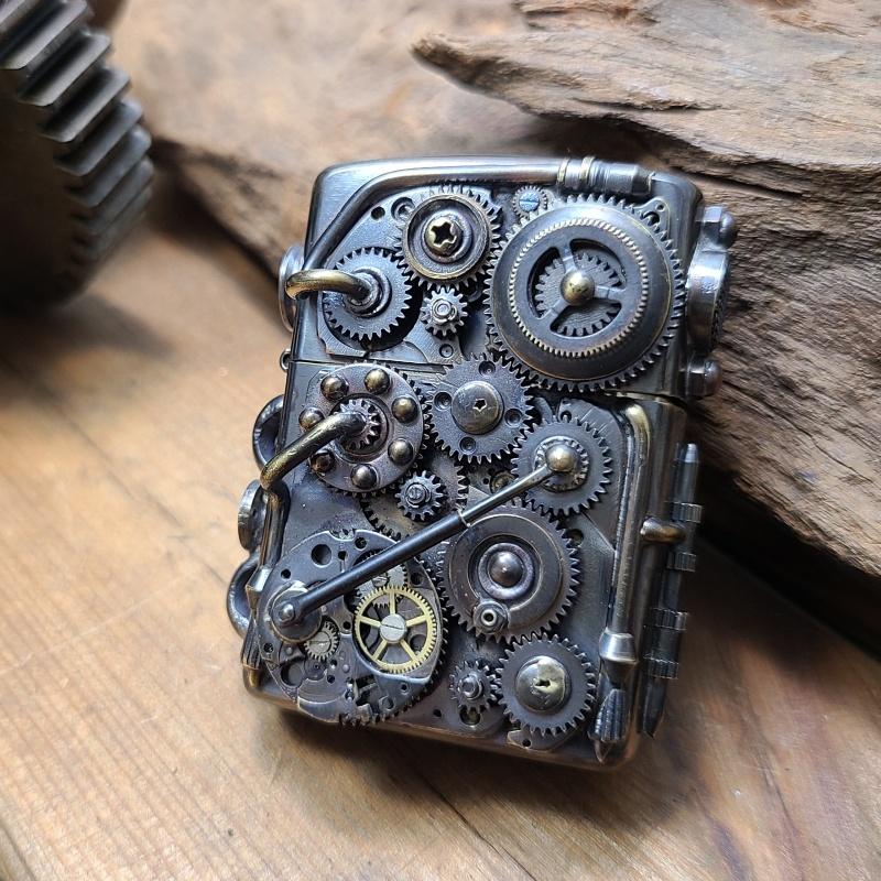 ZIPPO（ジッポー） zp06 希少 ジッポ アンティーク仕上げ スチーム