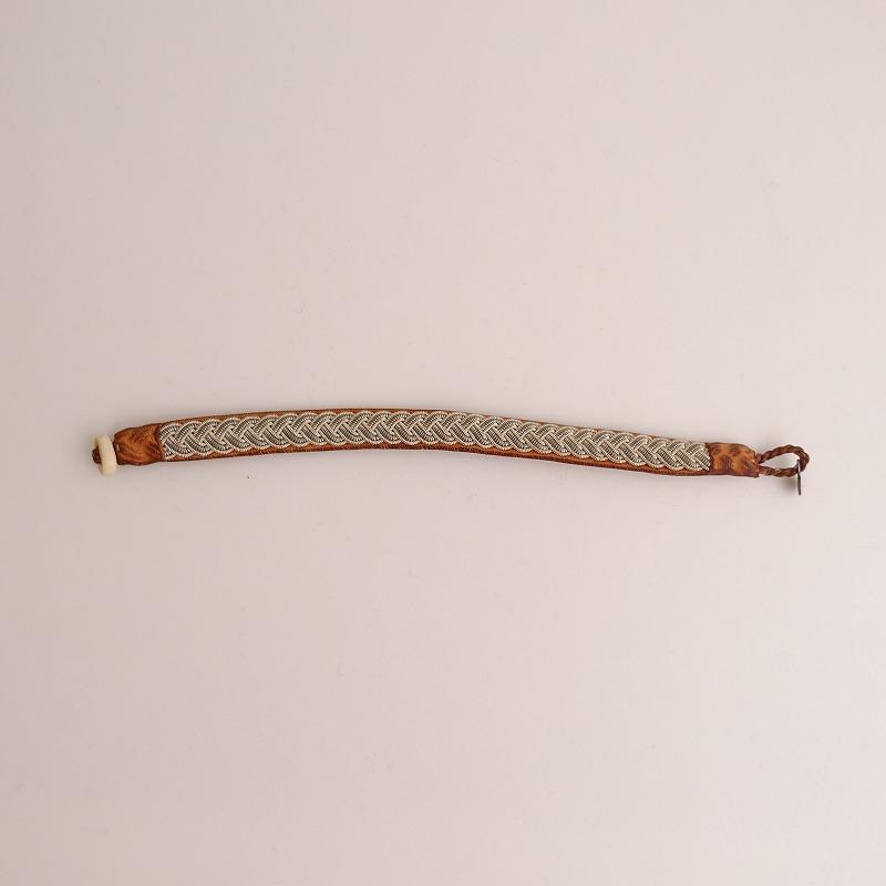 MARIA RUDMAN（マリアルドマン） *レザー×ピューター ブレスレット