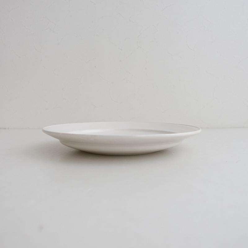 美品】岡田直人 *リムプレート 26cm*食器お皿器作家【陶器】(wa87-2506