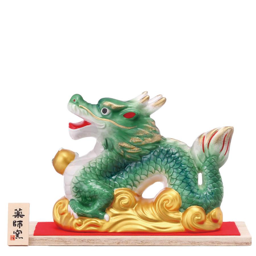 干支 辰 置物 龍 たつ りゅう 2024年/ 彩絵招福辰（飛龍） /粗品 販促