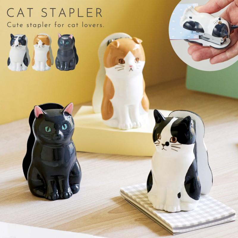 セトクラフト ホチキス ステープラー 猫 雑貨 プレゼント かわいい
