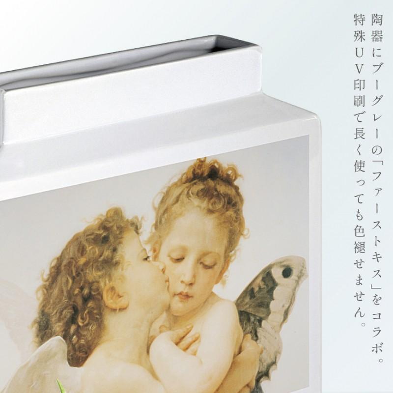 名画 グッズ フラワーベース 陶器 一輪挿し 花瓶 オブジェ 置物 絵画