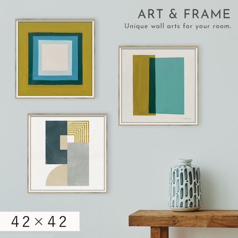 アートパネル 抽象 42×42cm アート ポスター 抽象画 モダン 北欧 現代