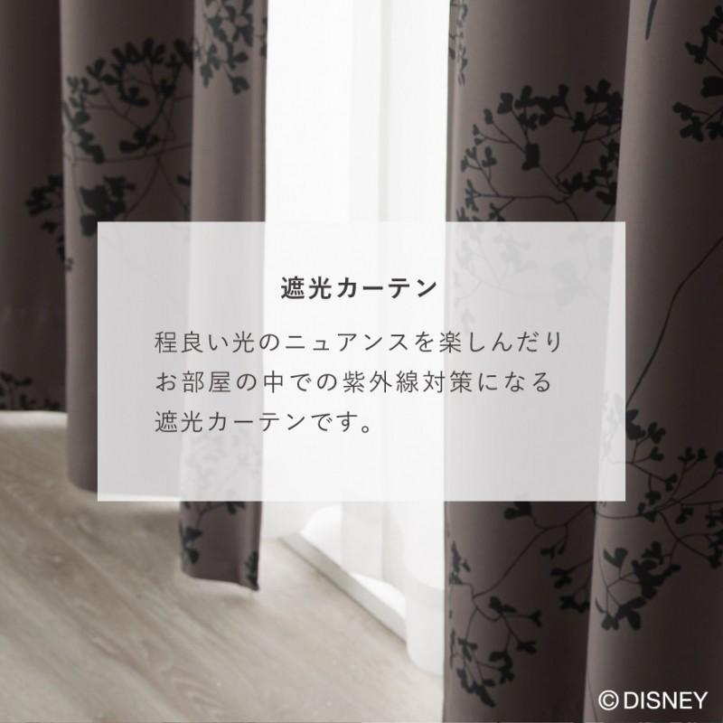 スミノエ カーテン ディズニー 遮光 1級 2級 100×135cm ミッキー
