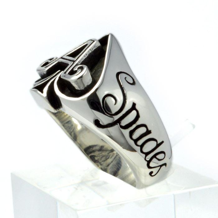 Ace of Spades リング】 シルバー925 銀製 (エースオブスペーズ