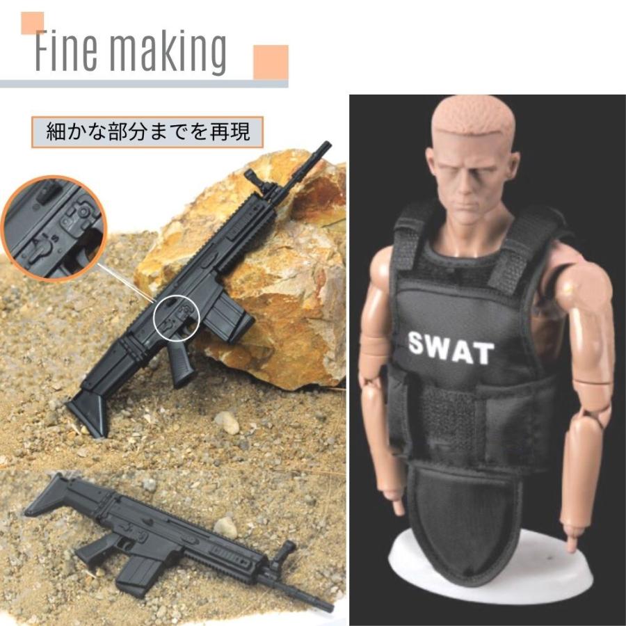 1:6スケール 可動関節30か所 特殊部隊SWAT 完全装備セット アクション