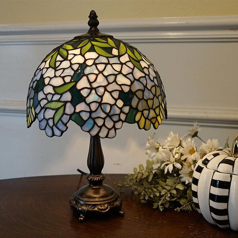 ステンドグラス ランプ 藤 フジの花 Wisteria 限定品 シリアルナンバー