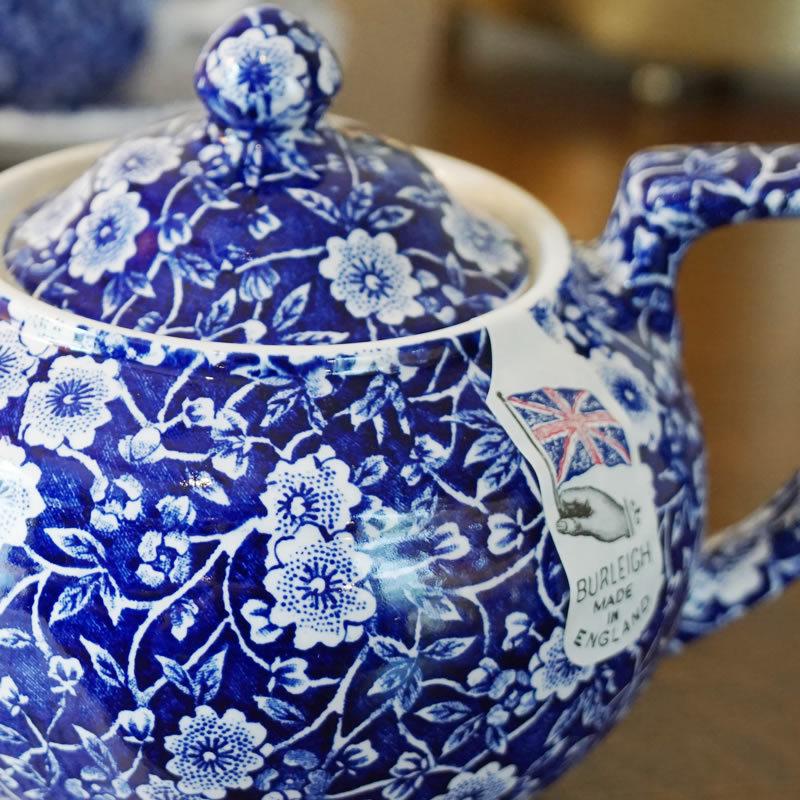 BURLEIGH（バーレイ） Calico ブルーキャリコ バーレイ社 ティーポット