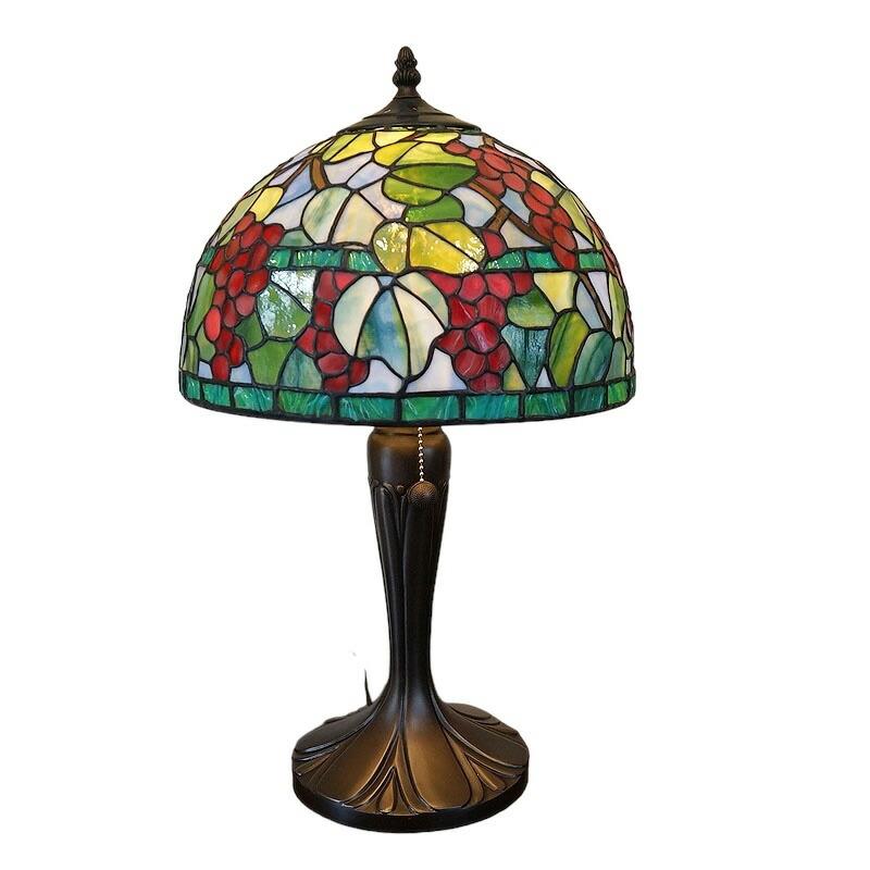 ステンドグラス ランプ 葡萄柄 ブドウ 限定品 シリアルナンバー付