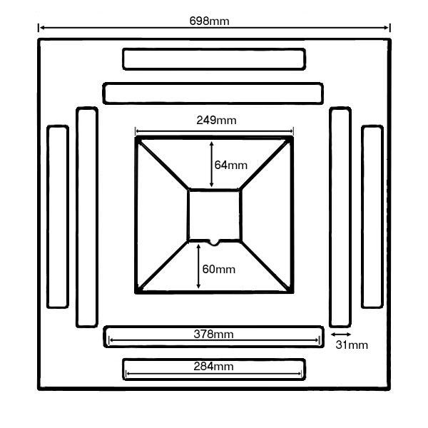 Newアモス用 「天板張り替えマット［配牌有り用］（緑色）」 麻雀用具