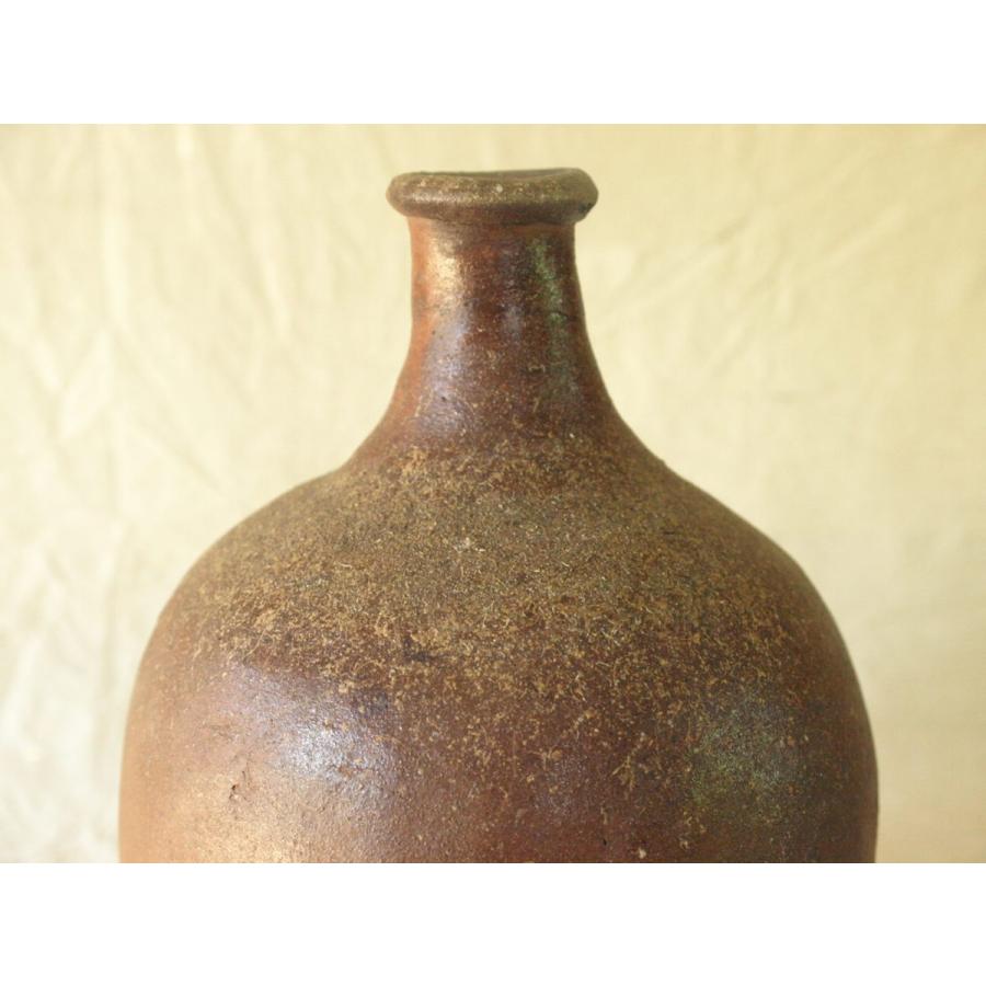 桃山 江戸時代 古丹波自然釉大徳利31cm船徳利 侘 寂 焼締 自然釉 日本