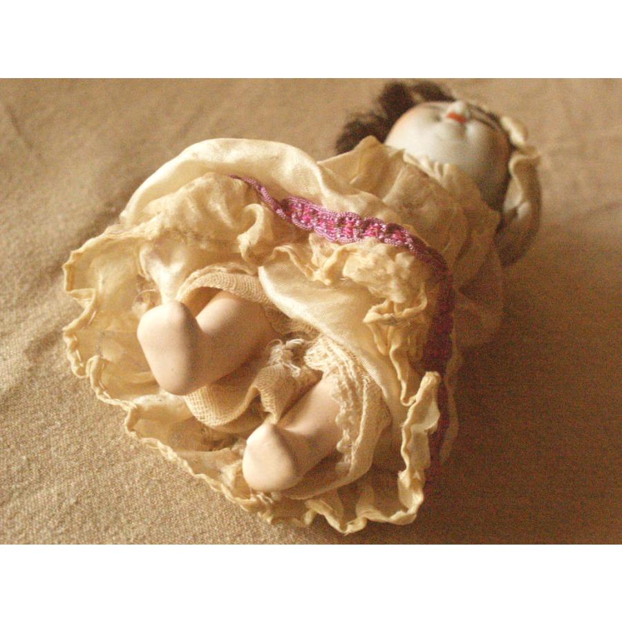 大正 昭和初期 貴重 サクラビスク16cm 日本人形 抱き人形 ベビー