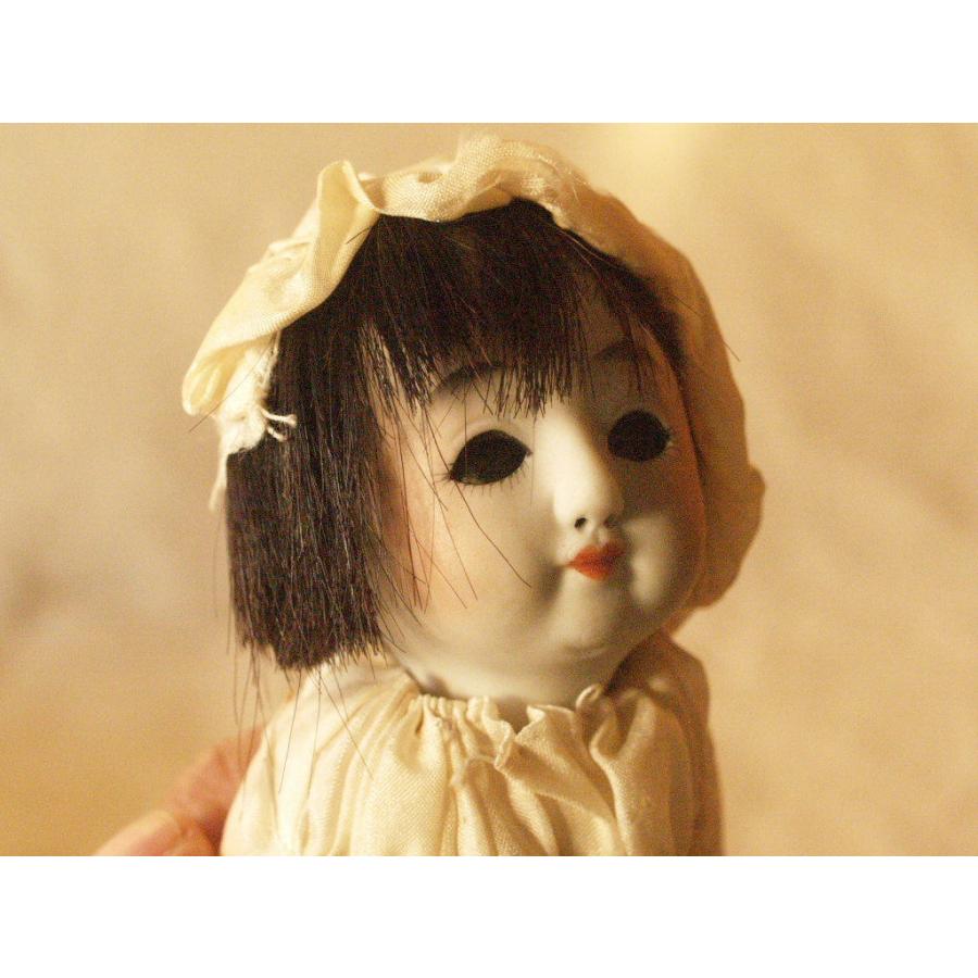 大正 昭和初期 貴重 サクラビスク16cm 日本人形 抱き人形 ベビー