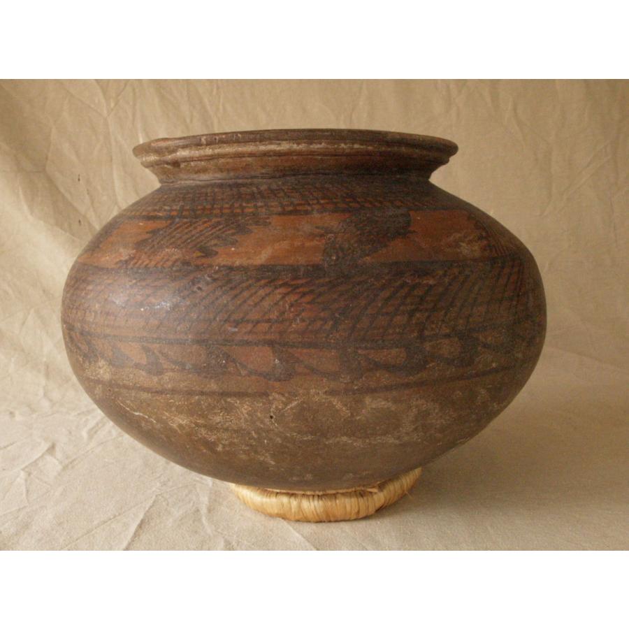 特別出品 貴重 紀元前2000年前 アンダーソン土器 彩陶双耳付壷 大壷