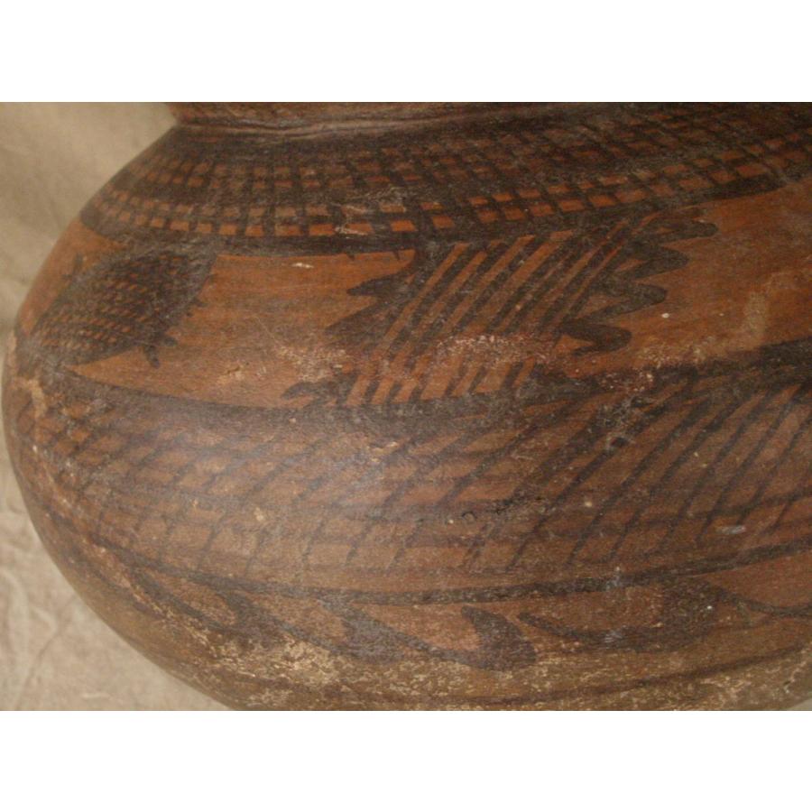 特別出品 貴重 紀元前2000年前 アンダーソン土器 彩陶双耳付壷 大壷