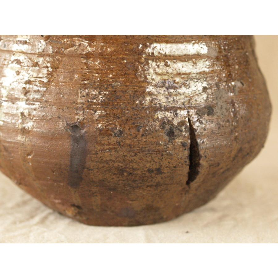 安土桃山時代 江戸初期 古伊賀せんべい壺30cm 煎餅壺 検 日本六古