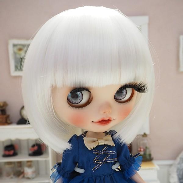 ブライス（Blythe） ネオブライス ウィッグ ブラントミディアム スノー