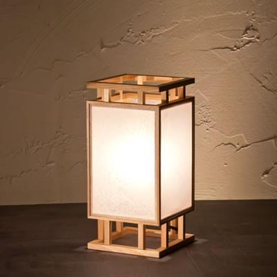 新洋電気 和風照明 和室 スタンドライト A529 間 ma 麻の花×春雨 A529