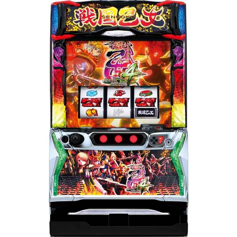 スマスロ遊技用ユニット取り付け済み L戦国乙女4S3 戦乱に閃く炯眼の