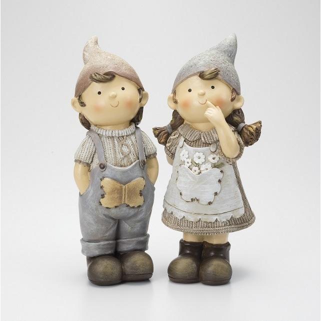 6786 カントリードール カップル L 2個セット 人形/モチーフ