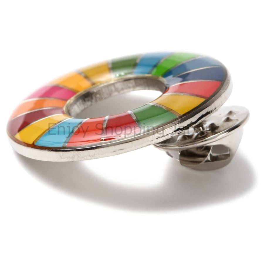 SDGs バッジ 本物 ピンバッジ 正規品 国連本部限定 丸みのあるタイプ