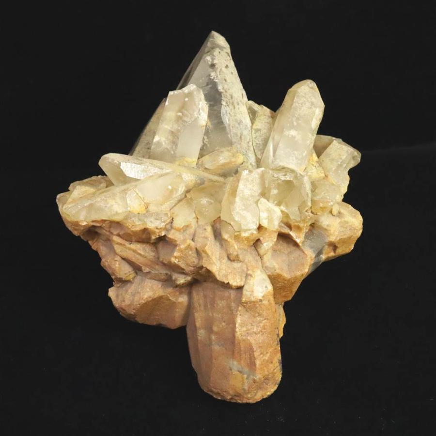 山梨県黒平水晶峠産 水晶クラスター 1756g 【榎本通商11106】 : 榎本