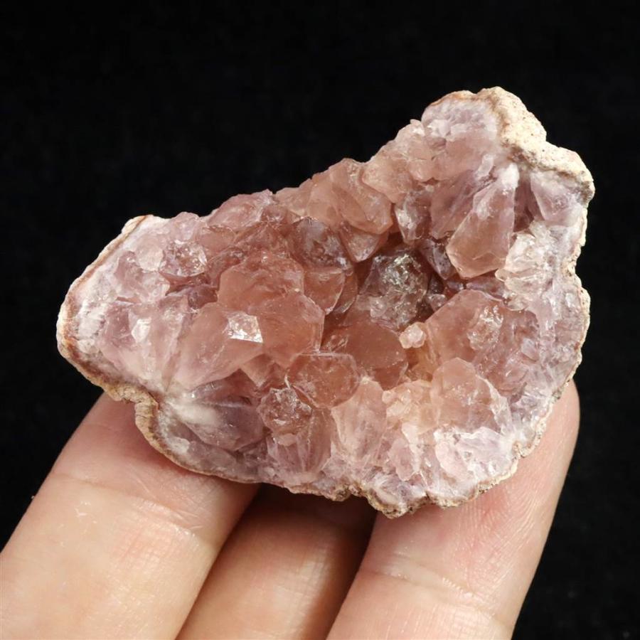 アルゼンチン産 ピンク アメジスト ジオード 30.4g 【榎本通商23500