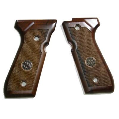 P.B BERETTA社純正 [本物] ベレッタ M92F/M92FS/M9用 木製 グリップ