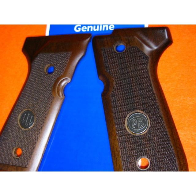 P.B BERETTA社純正 [本物] ベレッタ M92F/M92FS/M9用 木製 グリップ