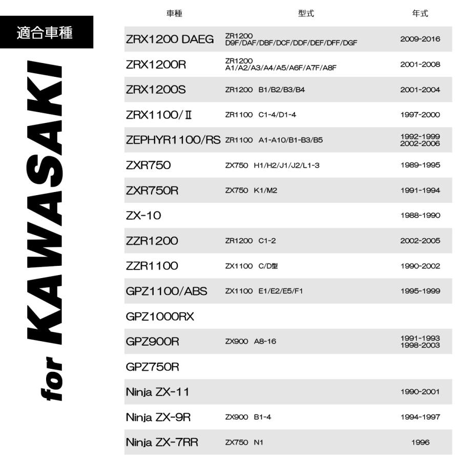 カワサキ（Kawasaki） バイク レバーセット ZRX1200 ZZR1200 GPZ900R