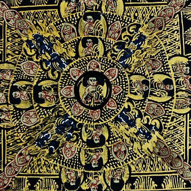 曼荼羅 輪円具足 タンカ マントラ ネパール仏画 ネパール美術 密教仏画