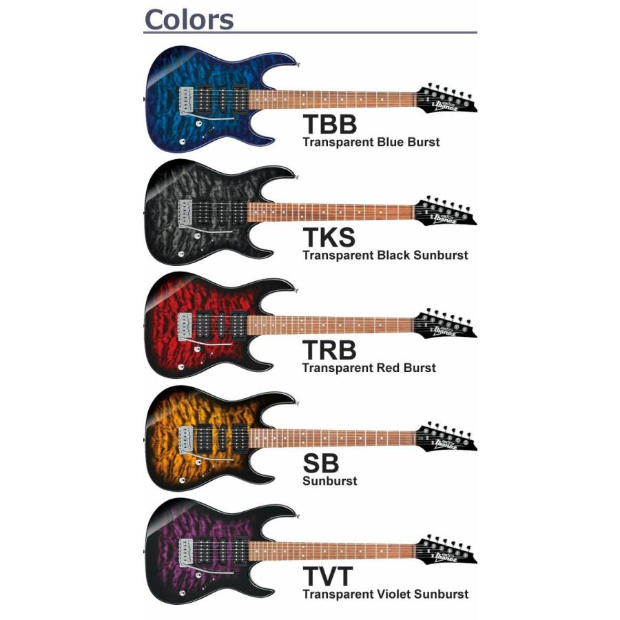Ibanez（アイバニーズ） Gio Ibanez GRX70QA エレキギター初心者セット