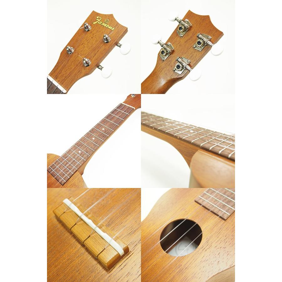 Famous フェイマス 国産ウクレレ FS-1G ソプラノ スペシャル12点セット