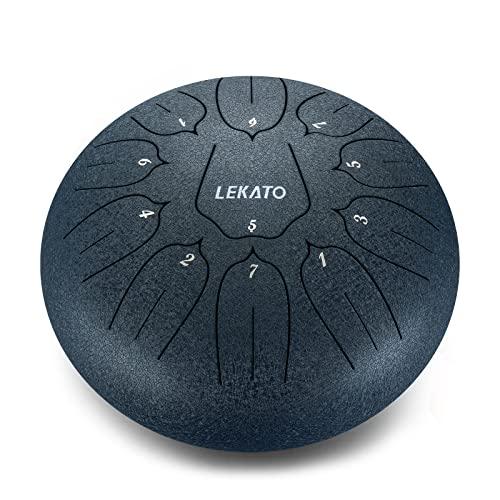 スリットドラム スチールタングドラム 11音 10インチ LEKATO 金属