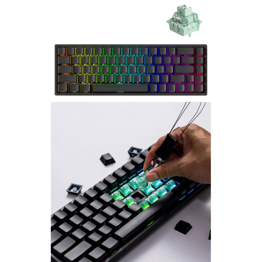 MONSGEEK MonsGeek FUN68 HE 有線 Glare ラピッドトリガー対応 65