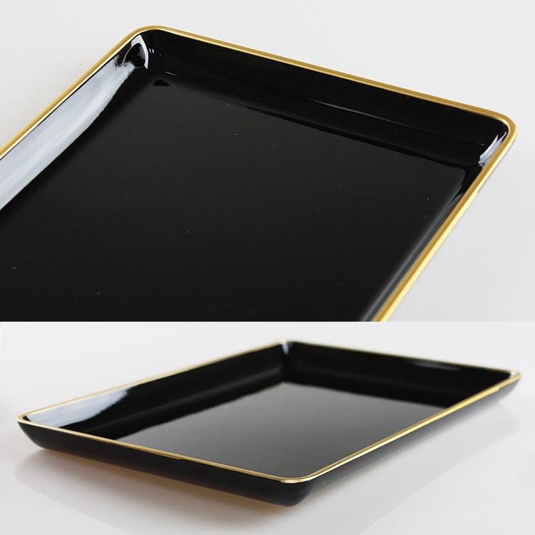 切手盆 PC 8寸 金縁付・金縁なし 紀州漆器 001-066 日本製 : 漆器と