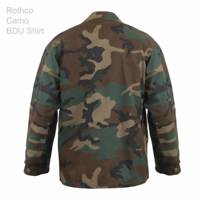 ROTHCO（ロスコ） 送料無料 USA戦闘服 B.D.U.ジャケット迷彩 ウッド
