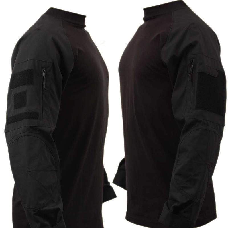 ROTHCO（ロスコ） 送料無料 SWAT コンバット シャツ ハイネック 黒