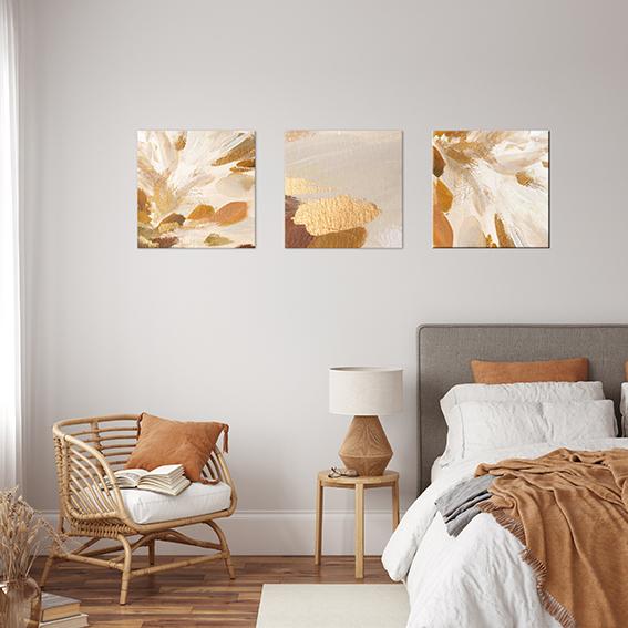 アート 正方形 パネル インテリア キャンバスペイント 3枚セット