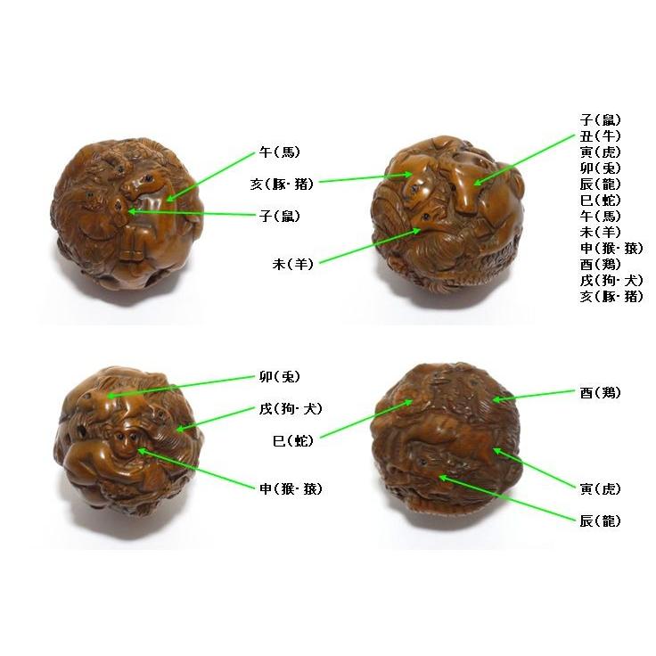 根付(十二支)(本黄楊・柘植) : EI-Trade Store - 通販 - Yahoo