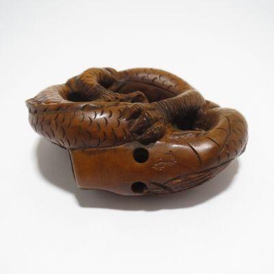 根付(龍：下穴)(本黄楊・柘植) : EI-Trade Store - 通販 - Yahoo