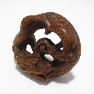 根付(龍：上穴)(本黄楊・柘植) : EI-Trade Store - 通販 - Yahoo