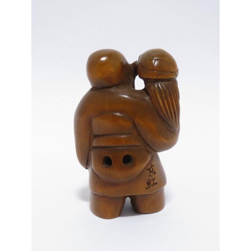 根付(七福神：寿老人)(本黄楊・柘植) : EI-Trade Store - 通販 - Yahoo