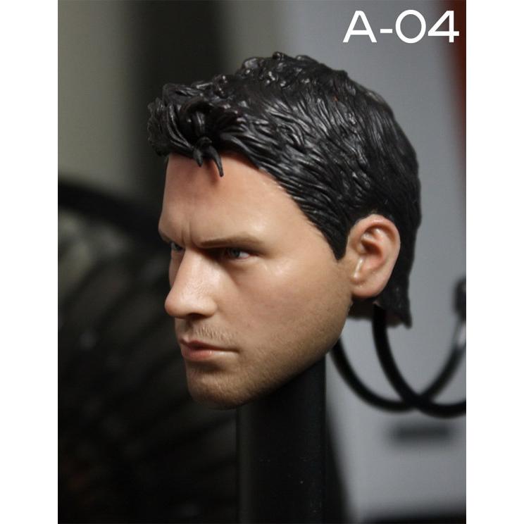 1/6スケール 男性フィギュア用ヘッド クリス・レッドフィールド Chris