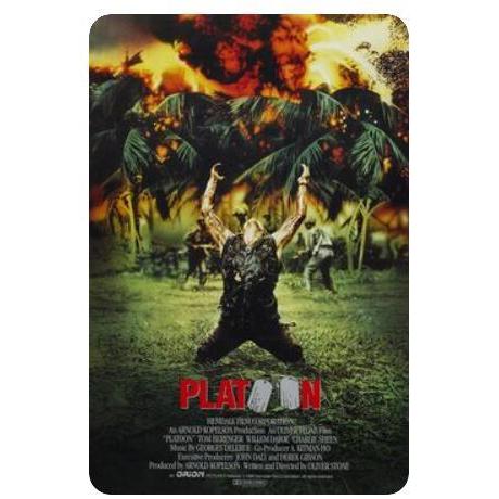 プラトーン』Platoon 映画ポスター アメリカ雑貨 メタルサイン ブリキ