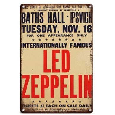 レッド・ツェッペリン Led Zeppelin ロックバンド ポスター アメリカ