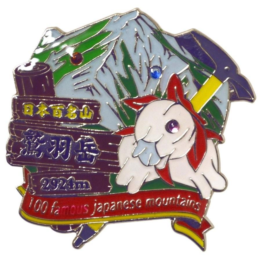鷲羽岳ピンズ ピンバッチ ピンバッジ PINS 日本百名山シリーズ